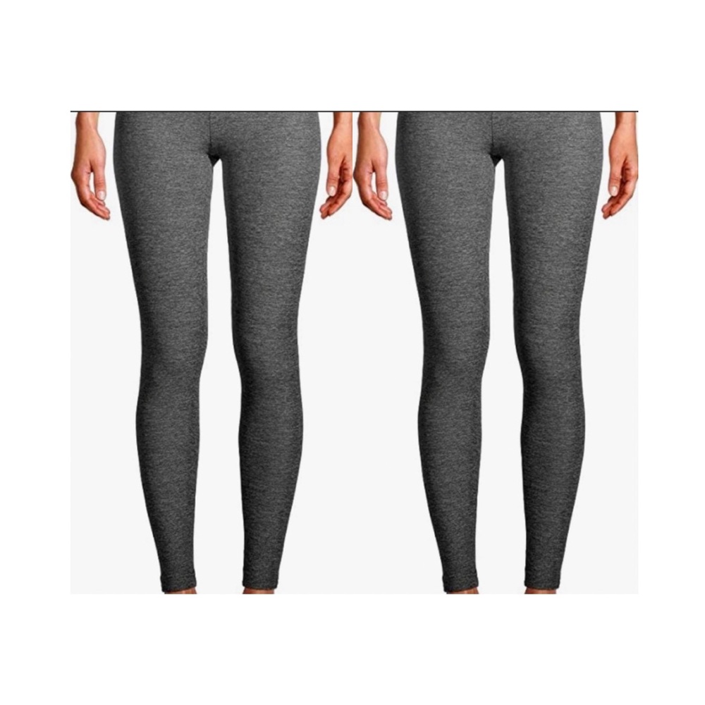 No Boundaries Junior Super Soft Leggings High Rise. 2pack Gray. Large (1…